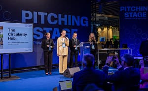 Presentación de las ganadoras del ISE Hackathon.