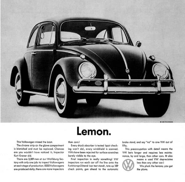 anuncio de volkswagen